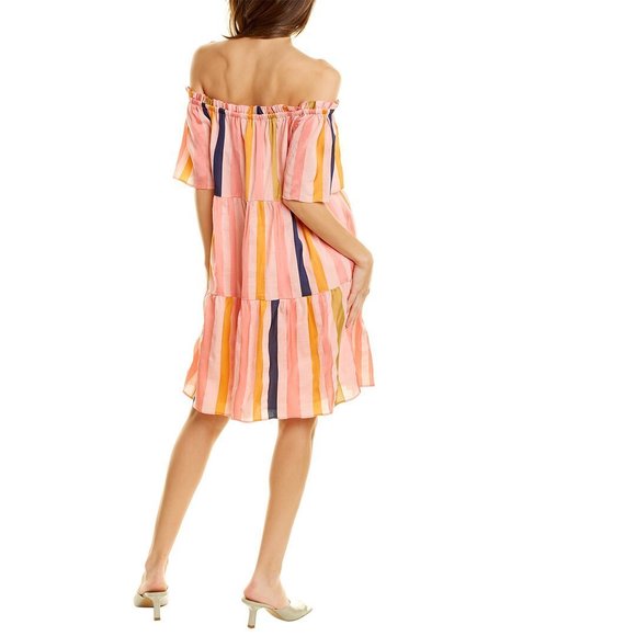 Trina Turk Dreamy Linen-Blend A-Line Dress - Picture 2 of 4